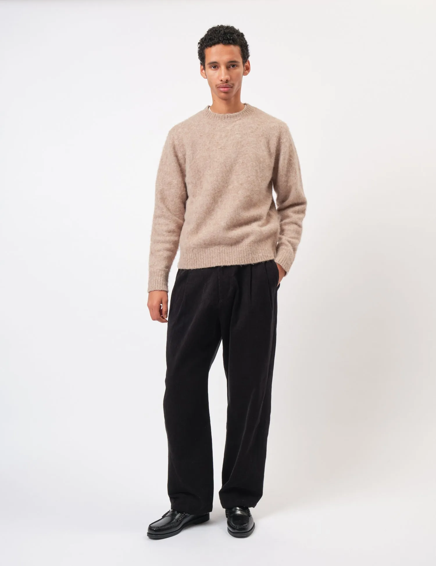 Coor Corduroy Panelled Rounding Pants - Black sold by Article London product image thumbnail 2