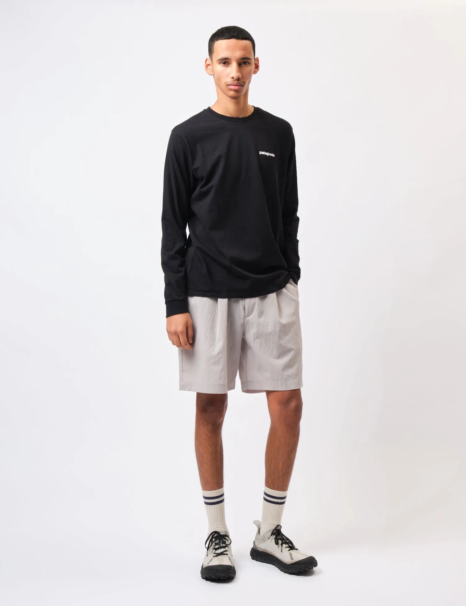 Snow Peak Breathable Quick Dry Active Shorts - Grey sold by Article London product image thumbnail 4