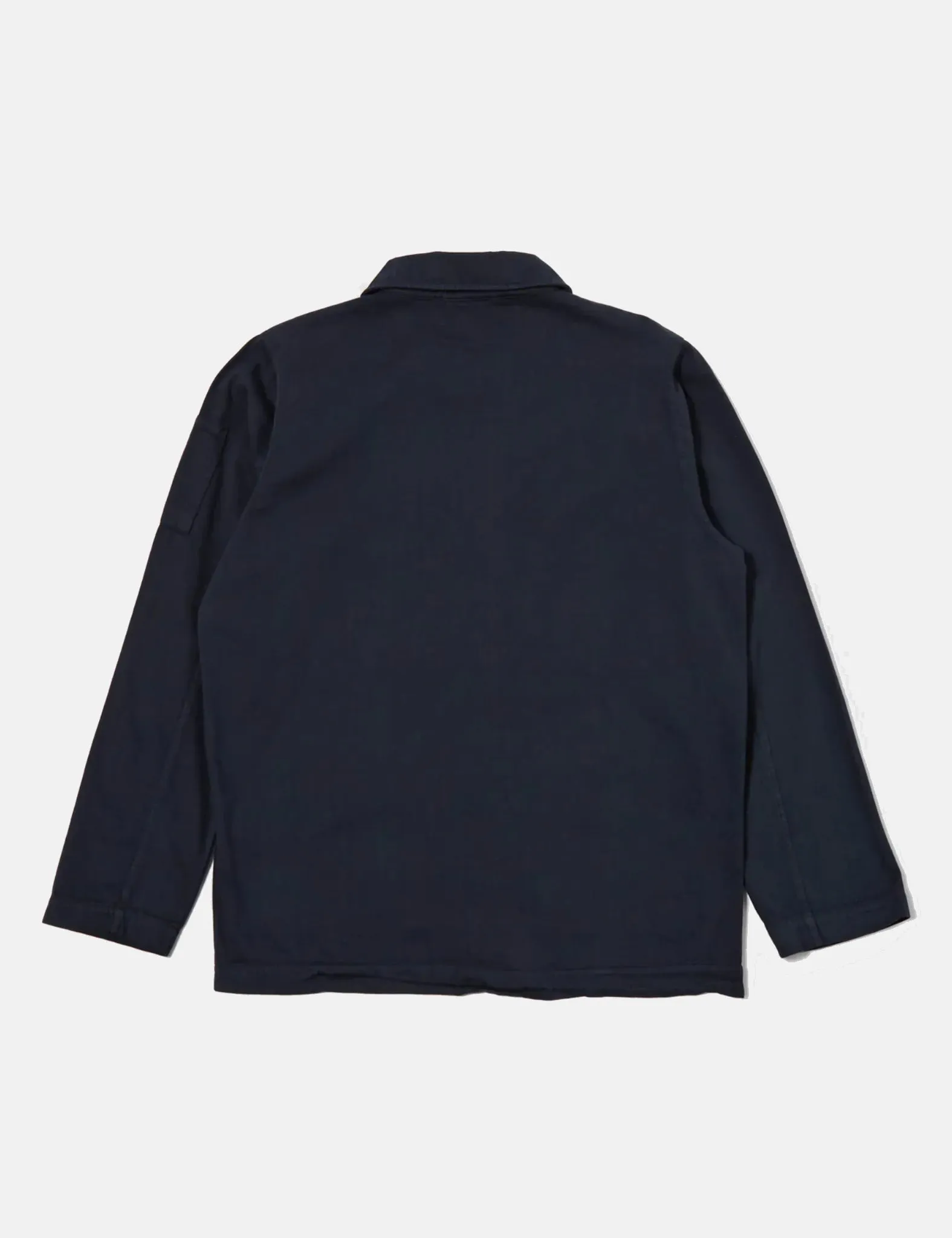 Universal Works Coverall Jacket (Herringbone Cotton) - Dark Navy Blue sold by Article London product image thumbnail 4