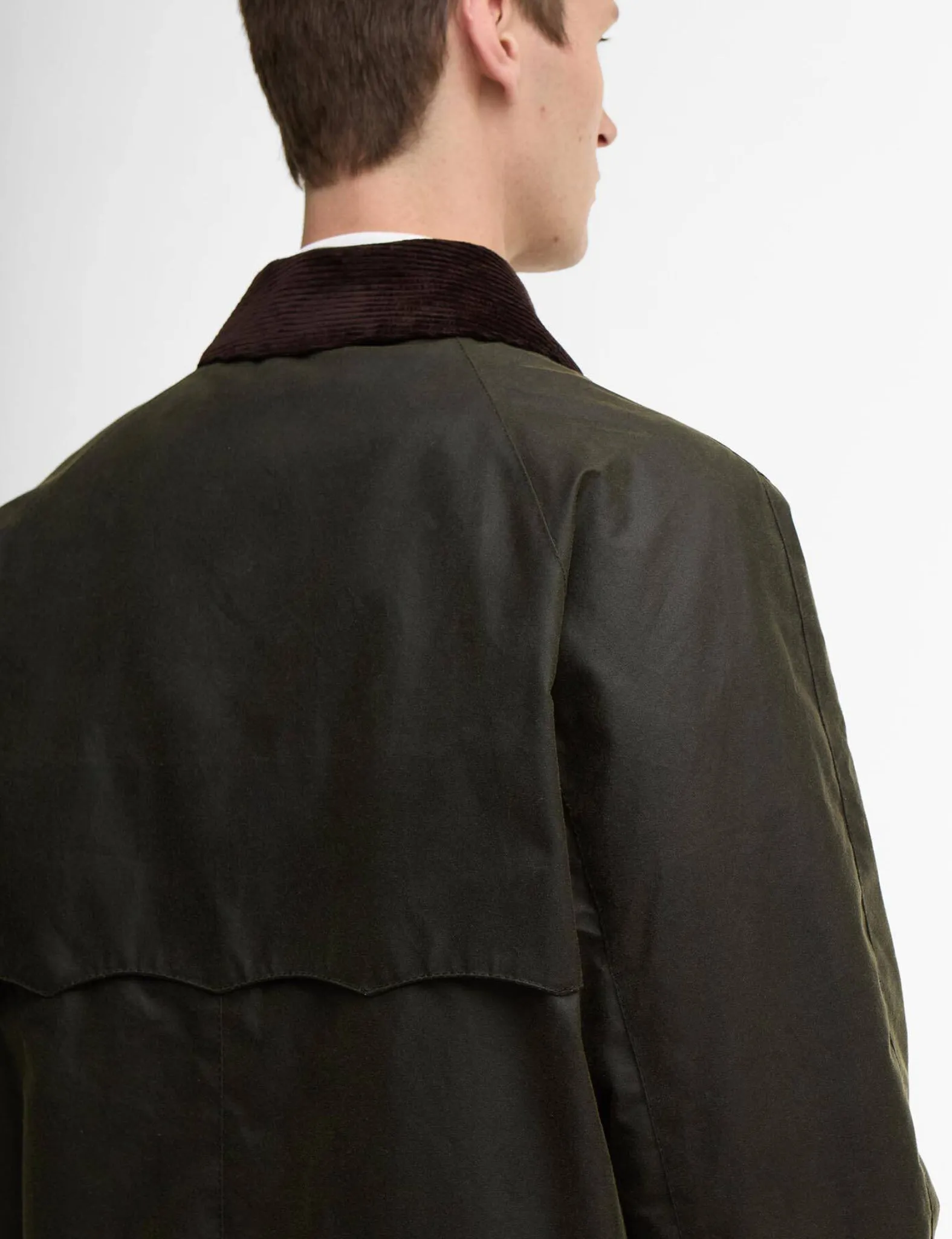 Barbour x Baracuta Tyne Wax Coat - Archive Olive Green sold by Article London product image thumbnail 3