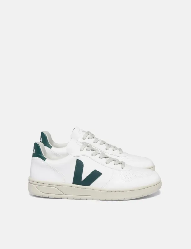 Women's Veja V-10 CWL Trainers - White/Brittany sold by Article London