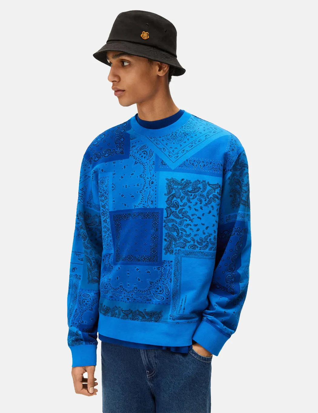 Kenzo Print Classic Sweatshirt - Aqua sold by Article London