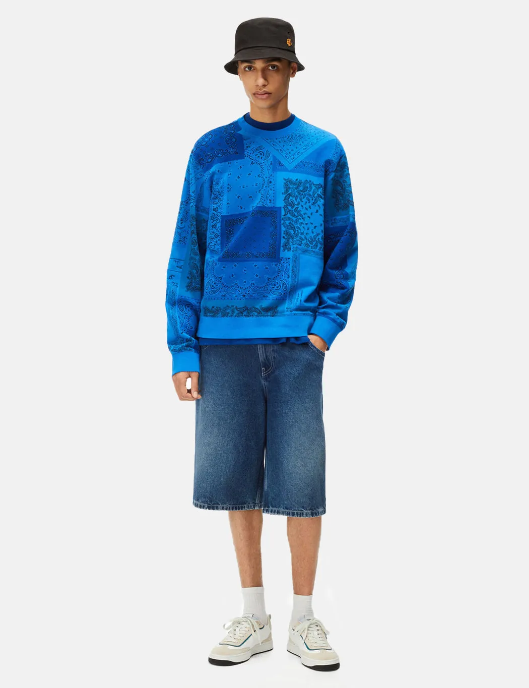 Kenzo Print Classic Sweatshirt - Aqua sold by Article London product image thumbnail 2
