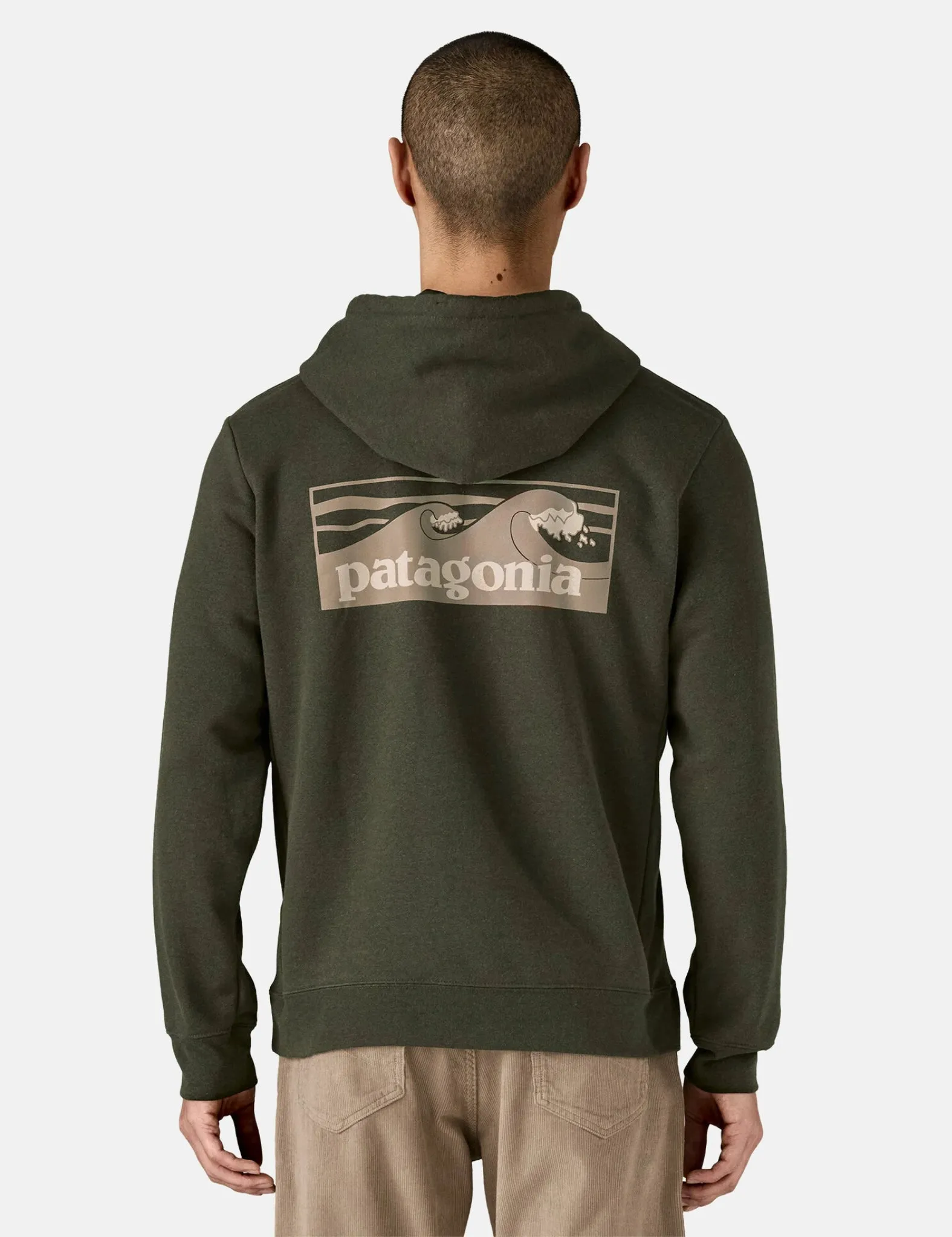 Patagonia Boardshort Logo Uprisal Hoody - Basin Green sold by Article London product image thumbnail 3