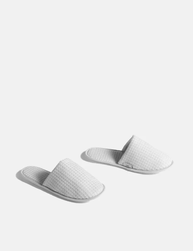 Hay Waffle Slippers - Grey sold by Article London