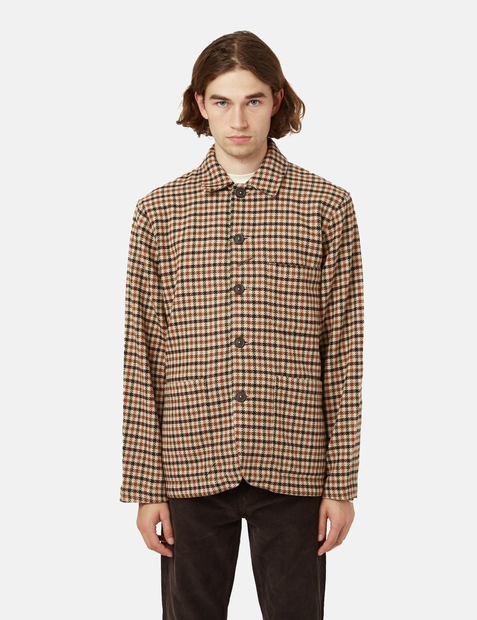 Universal Works Bakers Chore V3 Jacket - Stone Grey sold by Article London