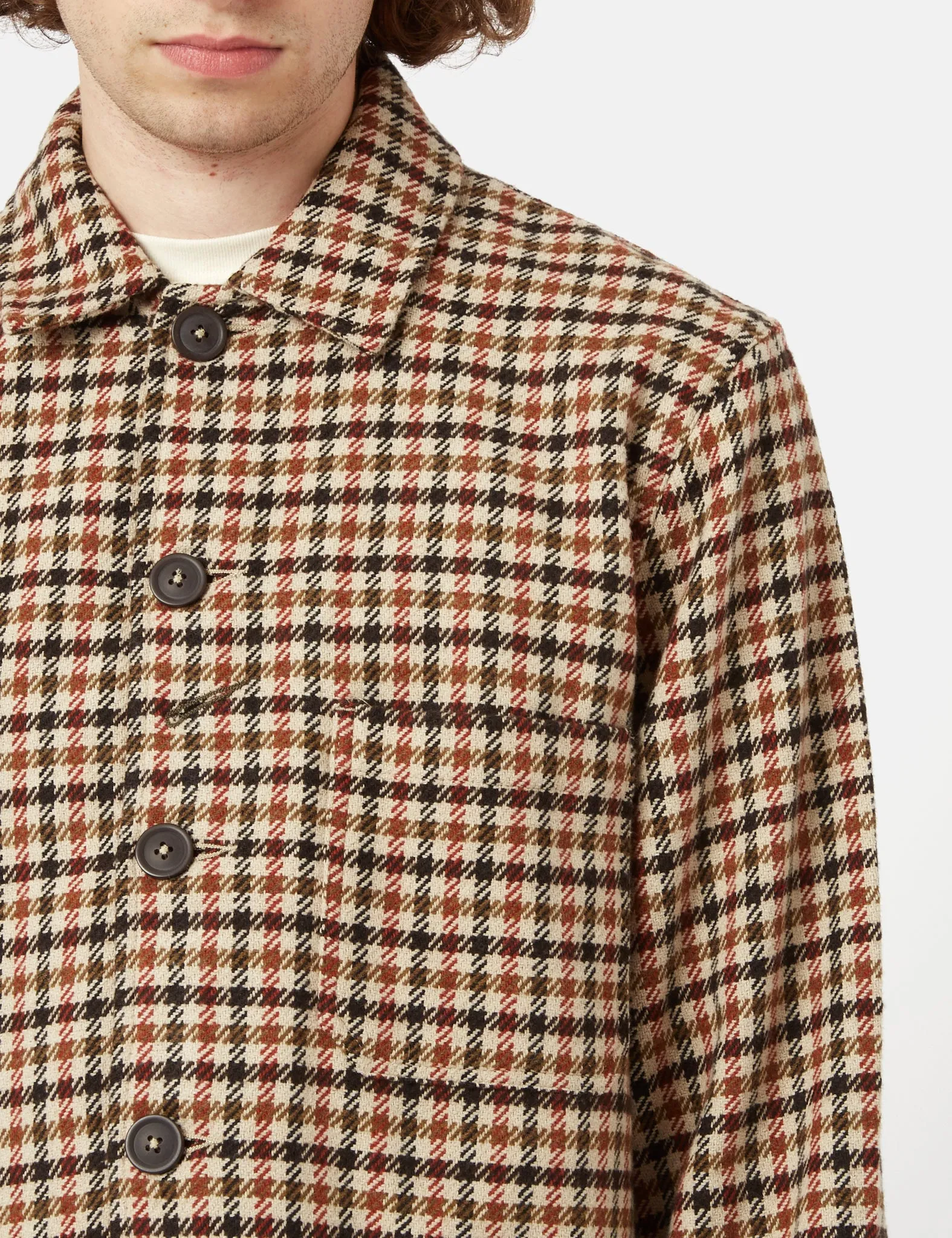 Universal Works Bakers Chore V3 Jacket - Stone Grey sold by Article London product image thumbnail 2