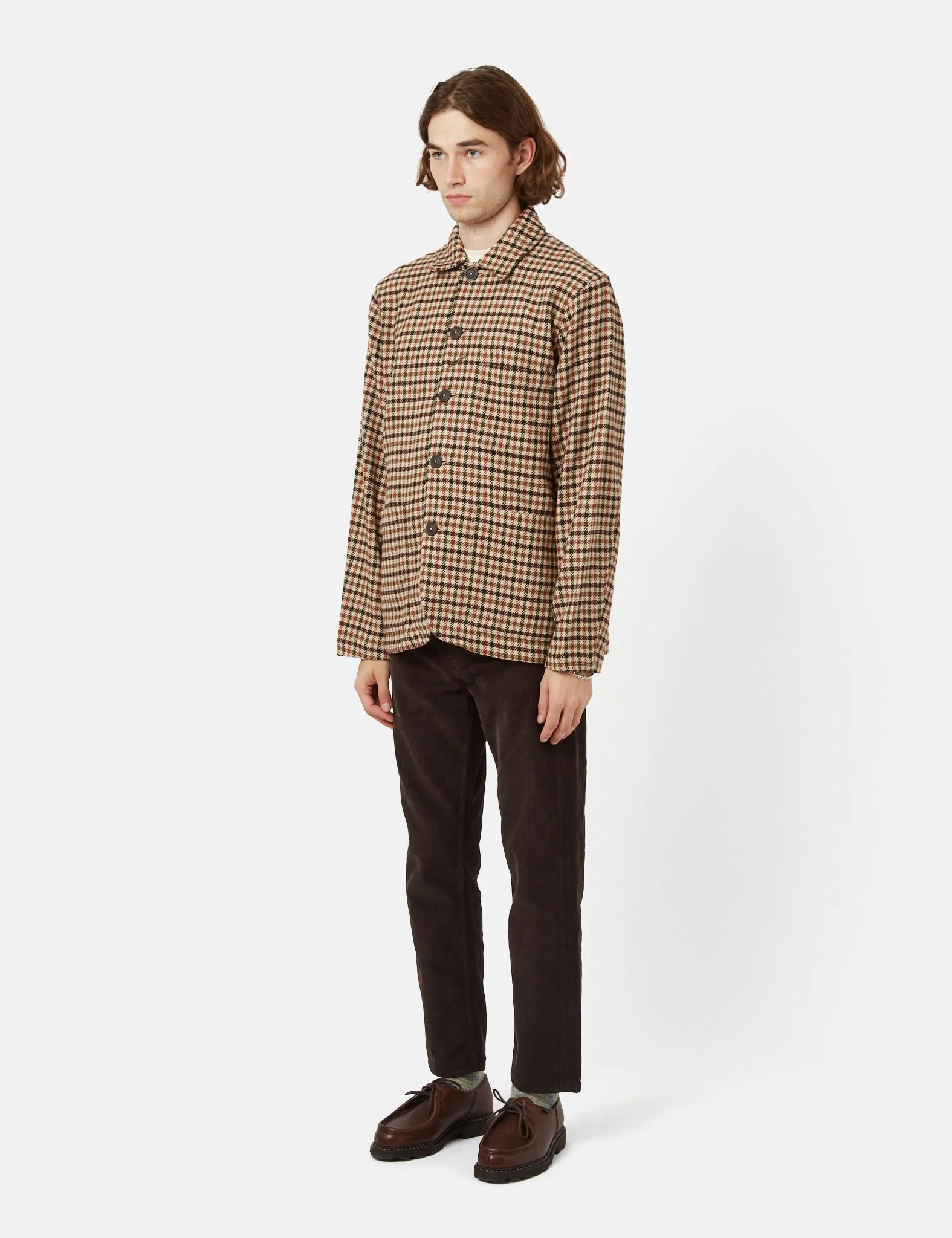Universal Works Bakers Chore V3 Jacket - Stone Grey sold by Article London product image thumbnail 5