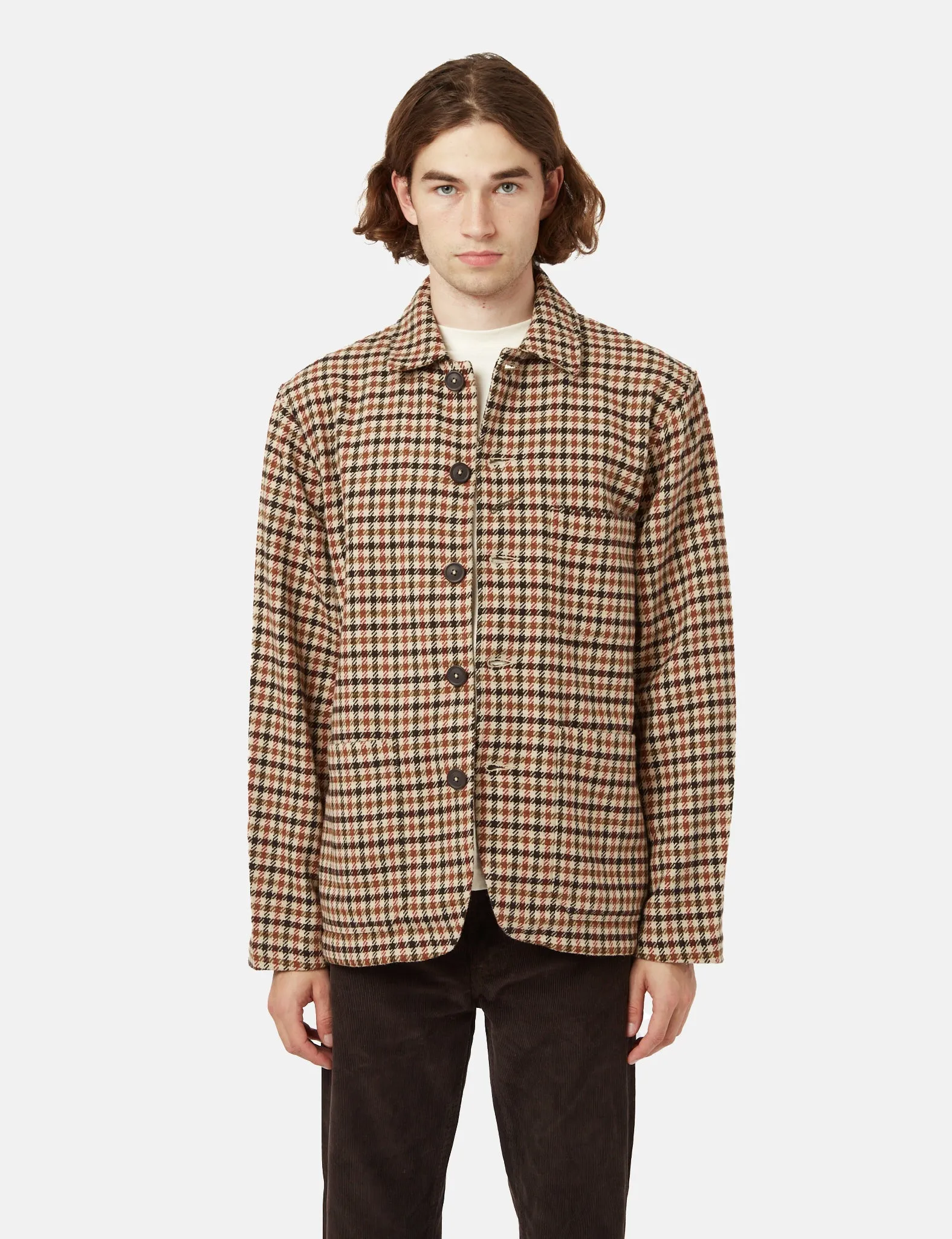 Universal Works Bakers Chore V3 Jacket - Stone Grey sold by Article London product image thumbnail 4