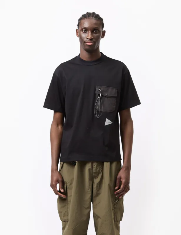 and Wander Pocket T-Shirt - Black sold by Article London