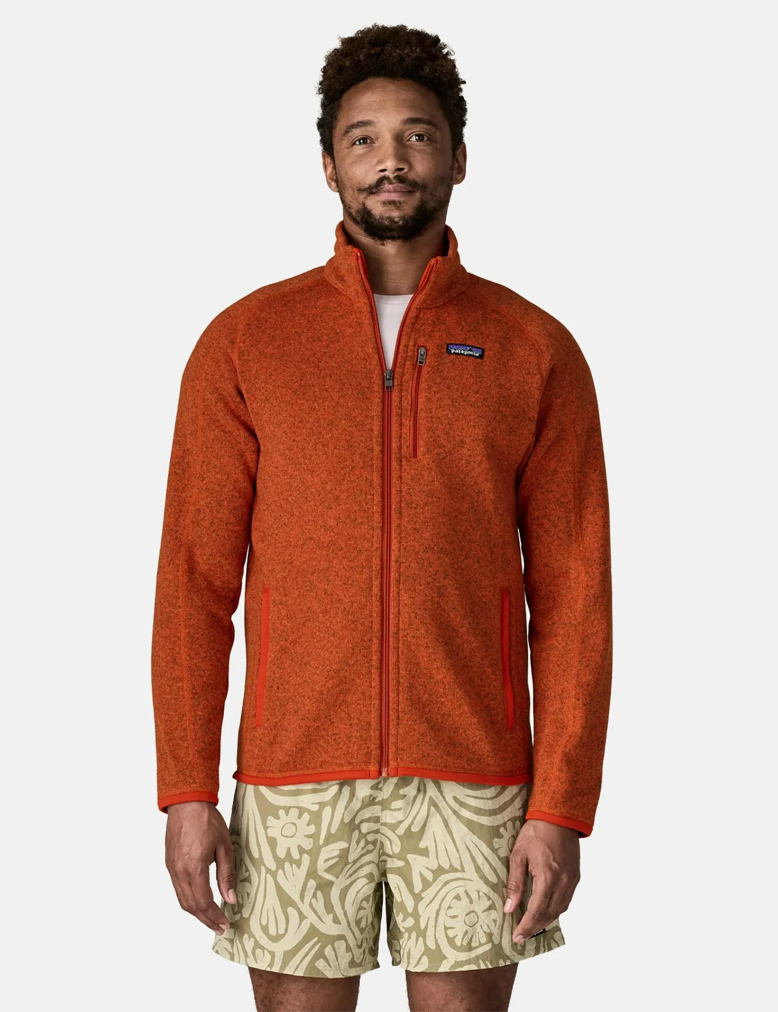 Patagonia Better Sweater Jacket - Coal Orange sold by Article London product image thumbnail 2