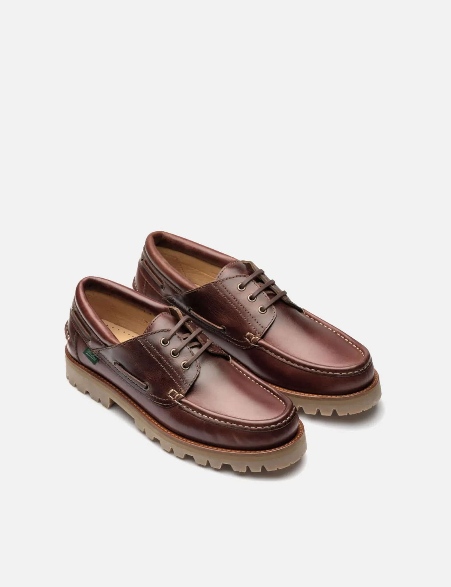 Paraboot Briac Boat Shoe (Leather) - America Brown sold by Article London product image thumbnail 3