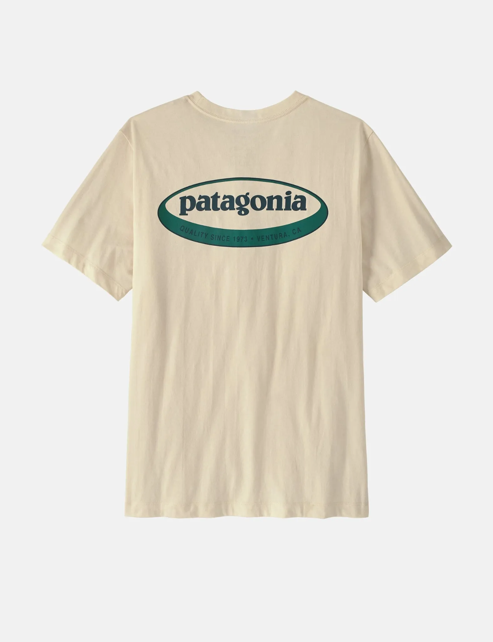 Patagonia '95 Oval Logo T-Shirt - Undyed Natural sold by Article London