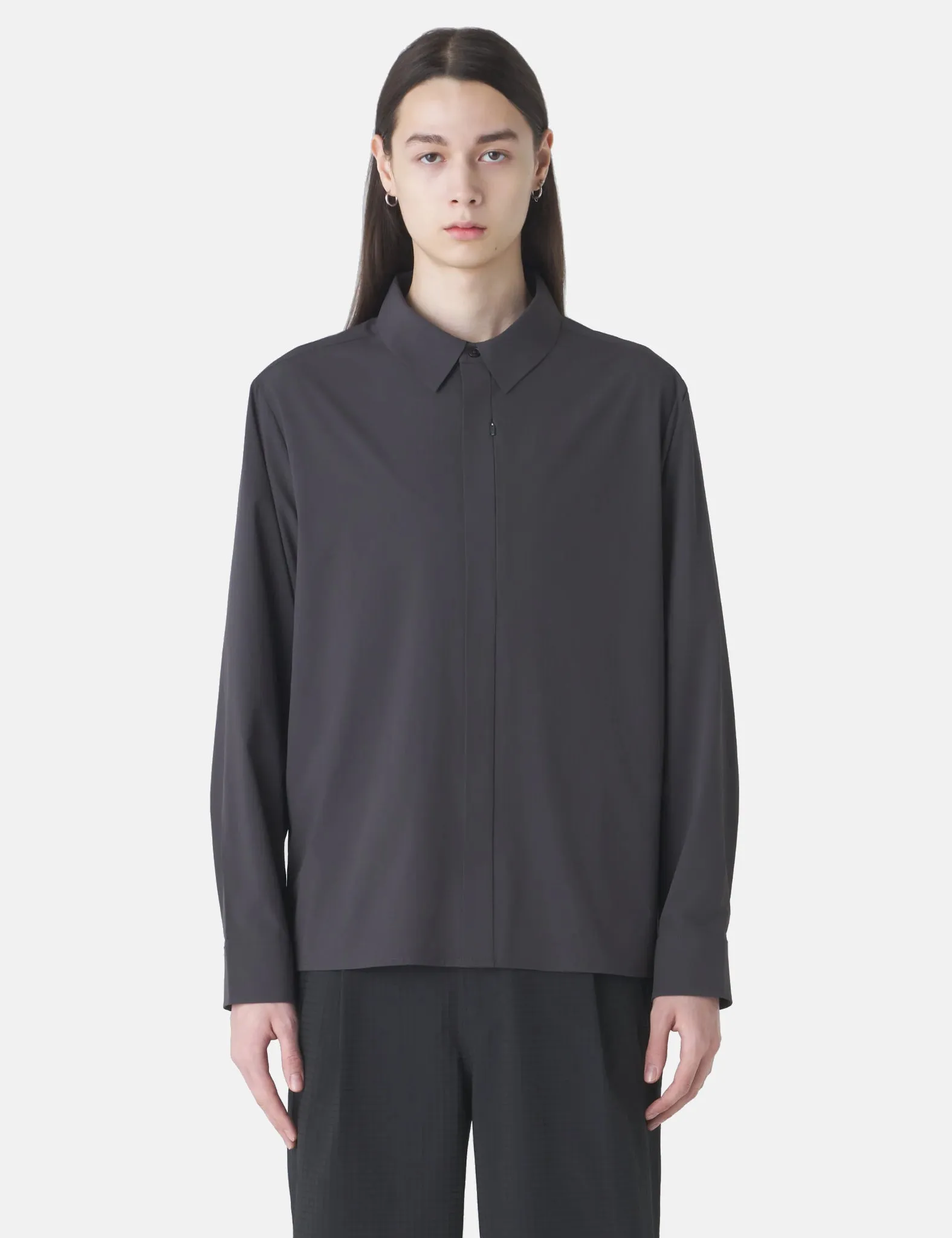Hiking Patrol Align Button Up Shirt - Black sold by Article London