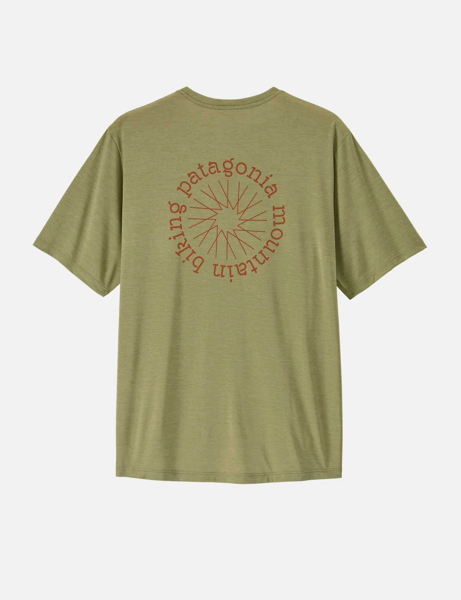 Patagonia Cap Cool Daily T-Shirt - Spoke Stencil/Gumtree Green sold by Article London product image thumbnail 2