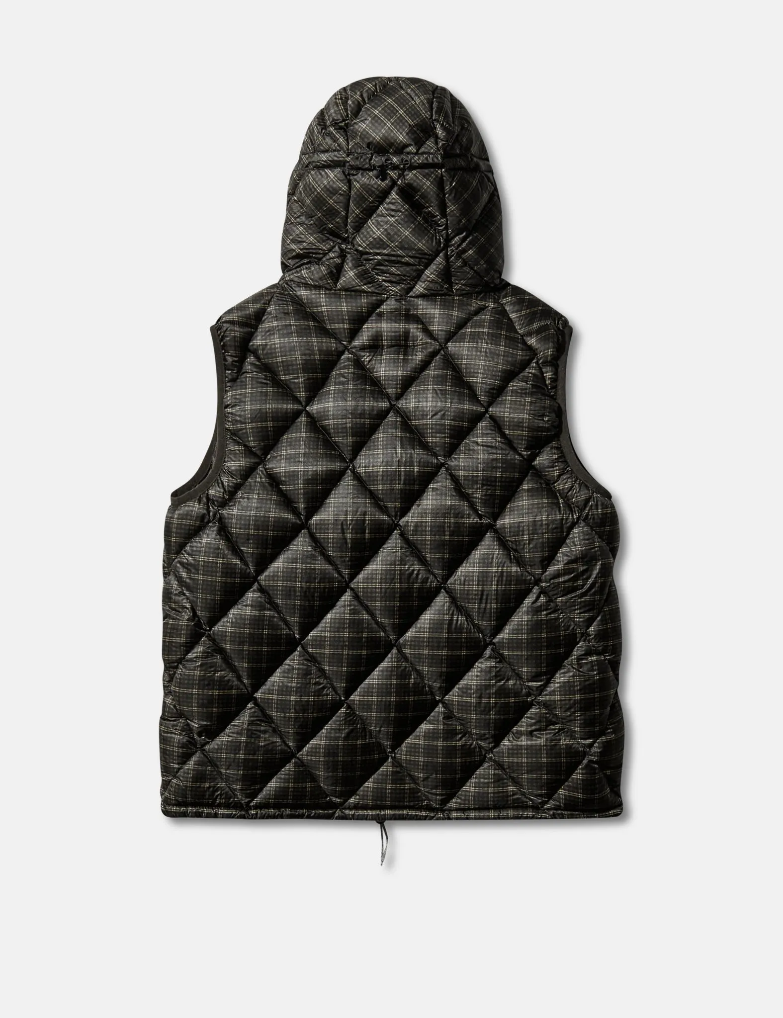 ROA Nuna 600 Fill Power Check Hooded Down Vest - Anthracite Grey sold by Article London product image thumbnail 4
