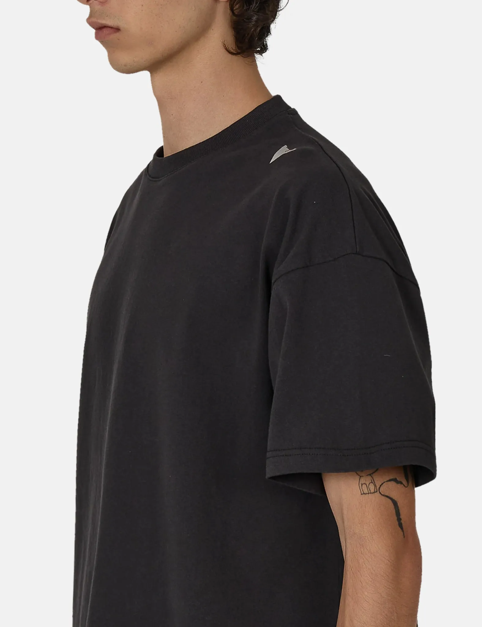 ROA Logo T Shirt - Washed Black sold by Article London product image thumbnail 2