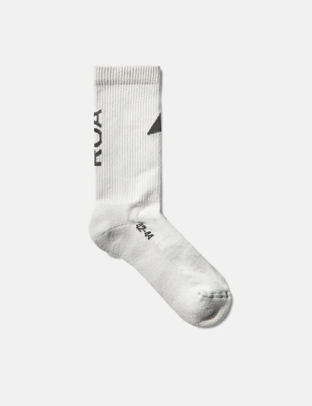 ROA Logo Biofil Socks - Light Grey made by Roa Hiking