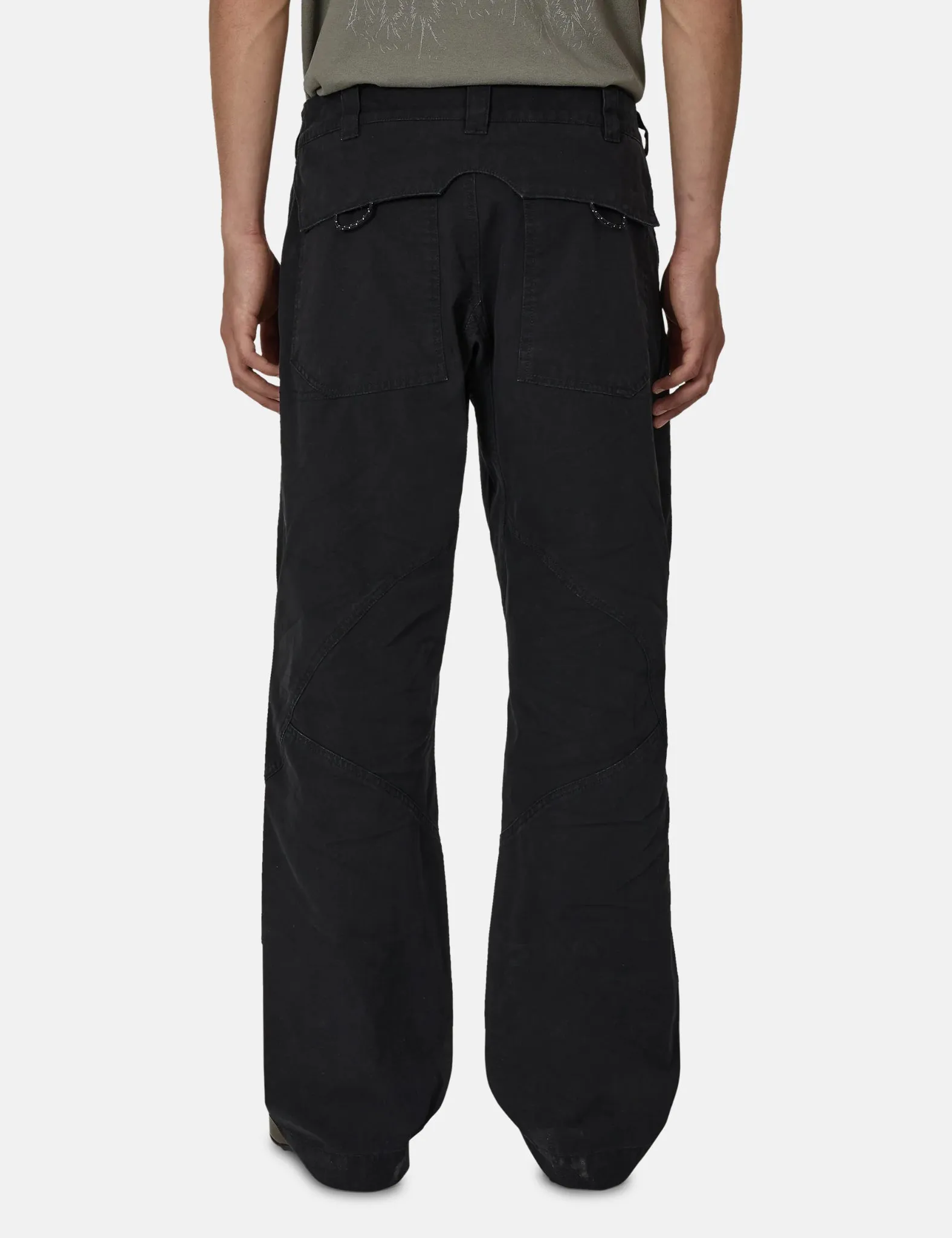 ROA Crimp Shaped Cotton Pants - Anthracite Black sold by Article London product image thumbnail 4