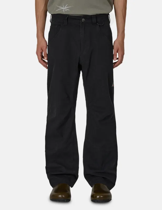 ROA Crimp Shaped Cotton Pants - Anthracite Black made by Article London