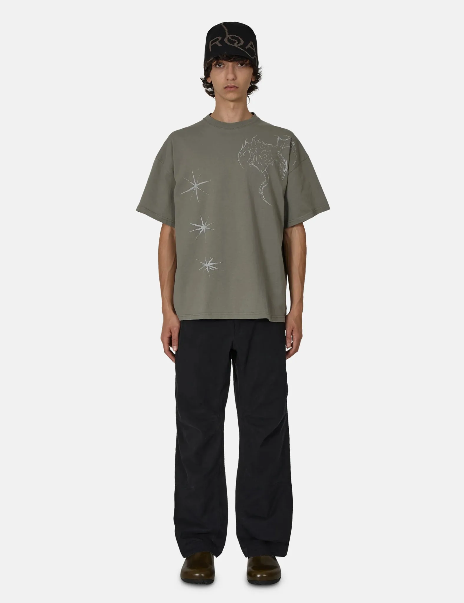 ROA Crimp Shaped Cotton Pants - Anthracite Black sold by Article London product image thumbnail 3