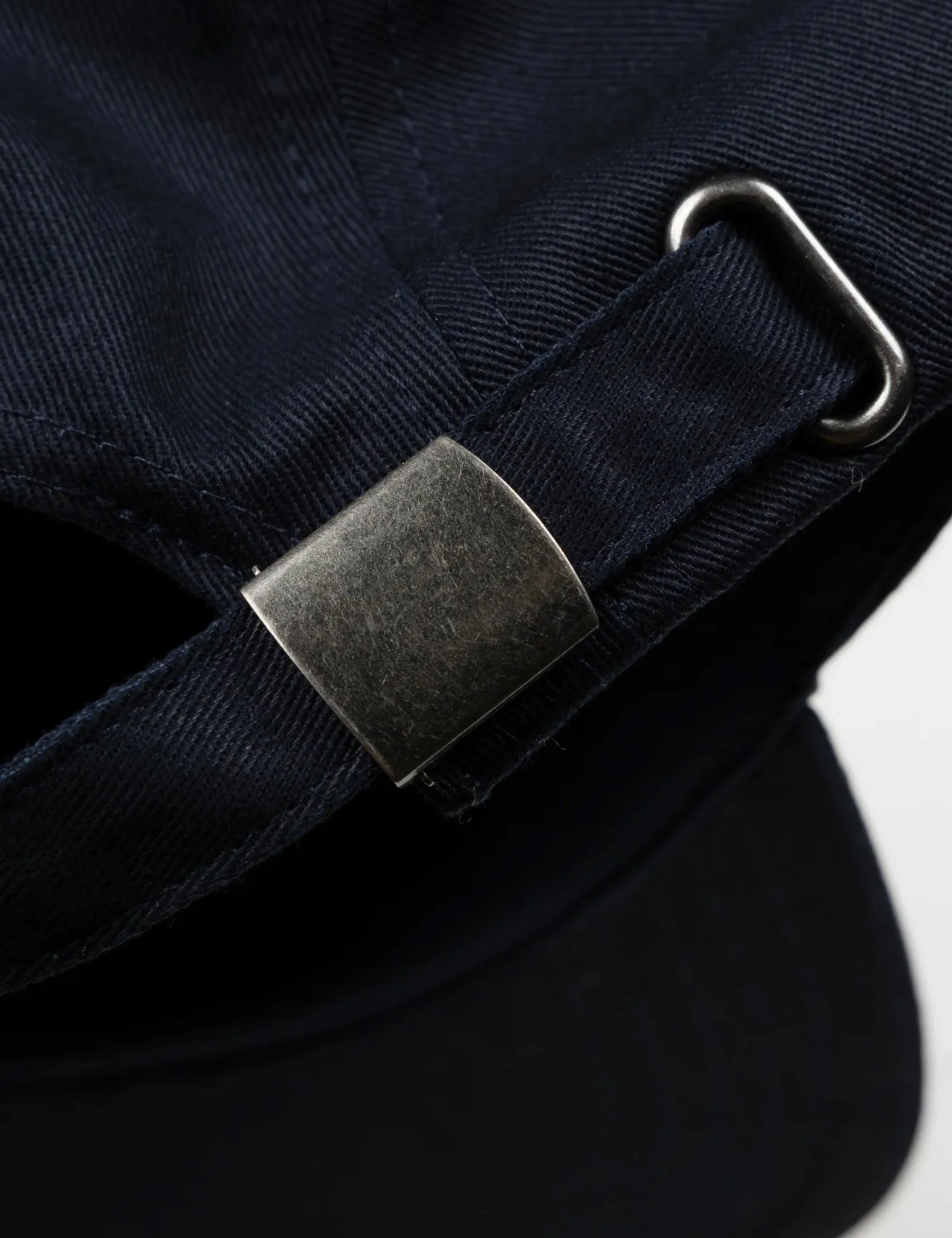 Finisterre Diamond Twill Camp Cap - Navy Blue sold by Article London product image thumbnail 4