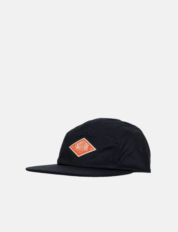 Finisterre Diamond Twill Camp Cap - Navy Blue made by Finisterre