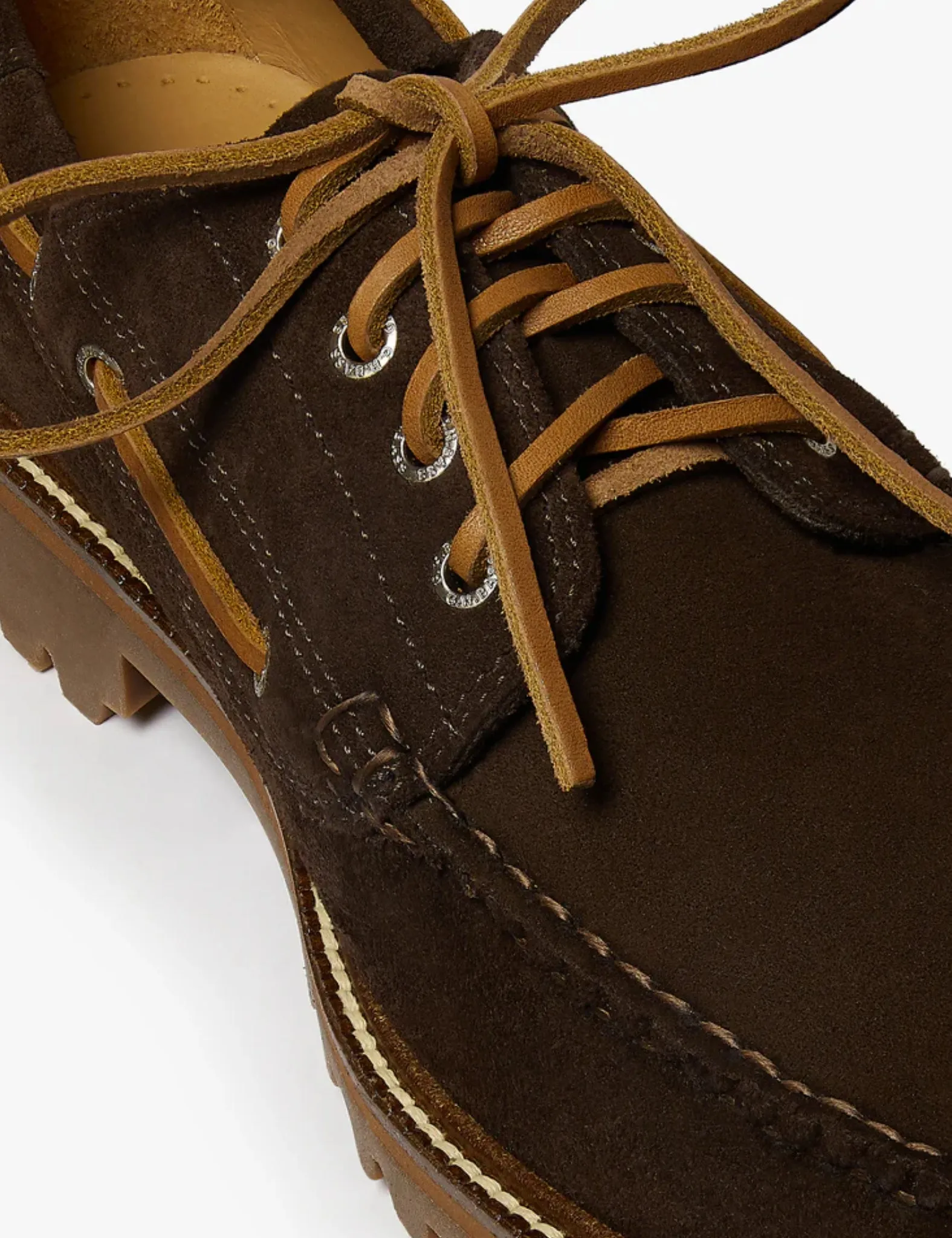 G.H. Bass Ranger Camp Moc (Suede) - Chocolate Brown sold by Article London product image thumbnail 3