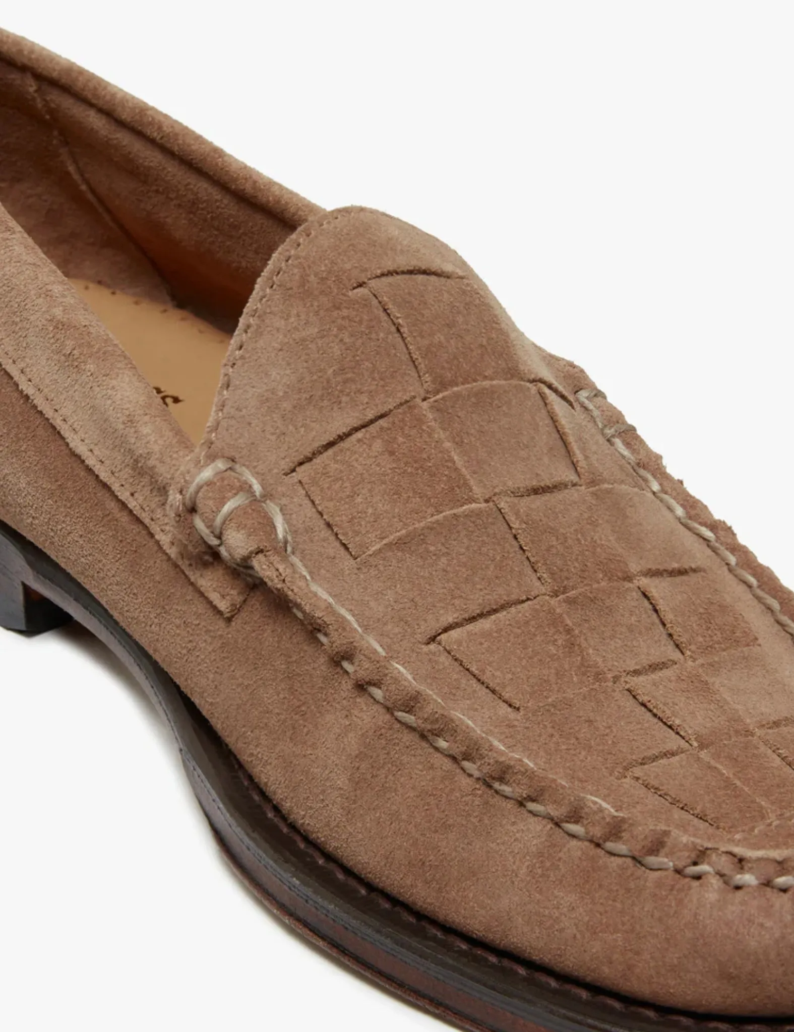 G.H. Bass Weejun Heritage Venetian Weave (Suede) - Earth Brown sold by Article London product image thumbnail 3