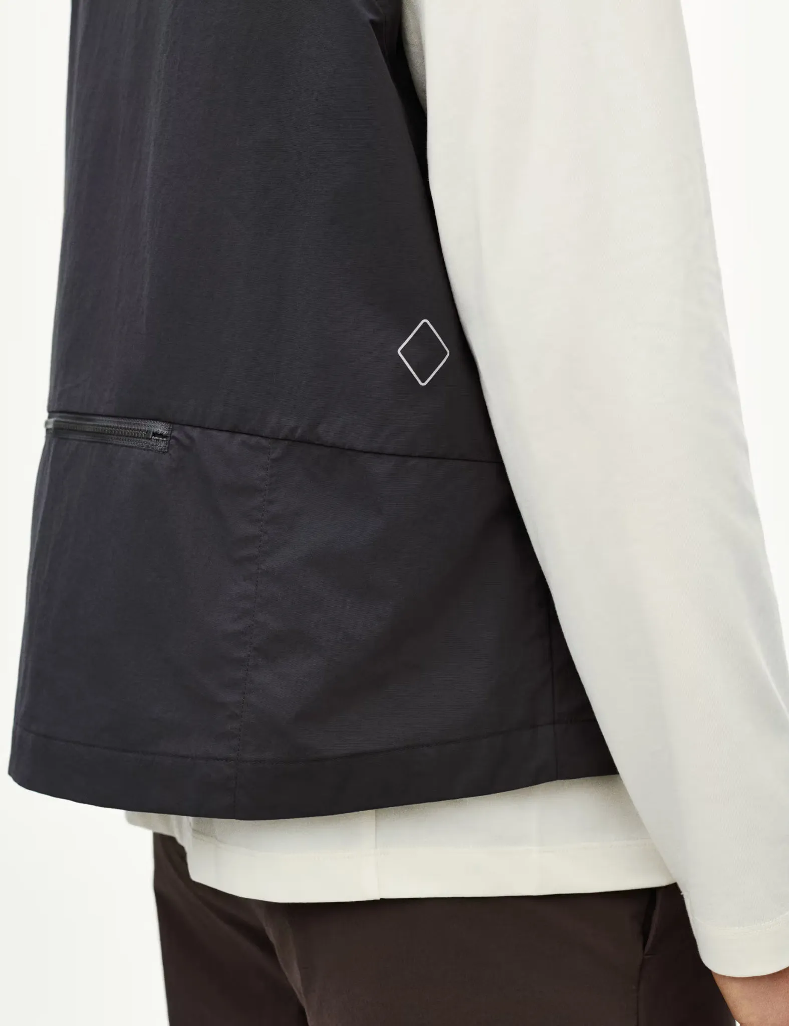 Pas Normal Studios Off-Race Utility Vest - Steel Grey sold by Article London product image thumbnail 4