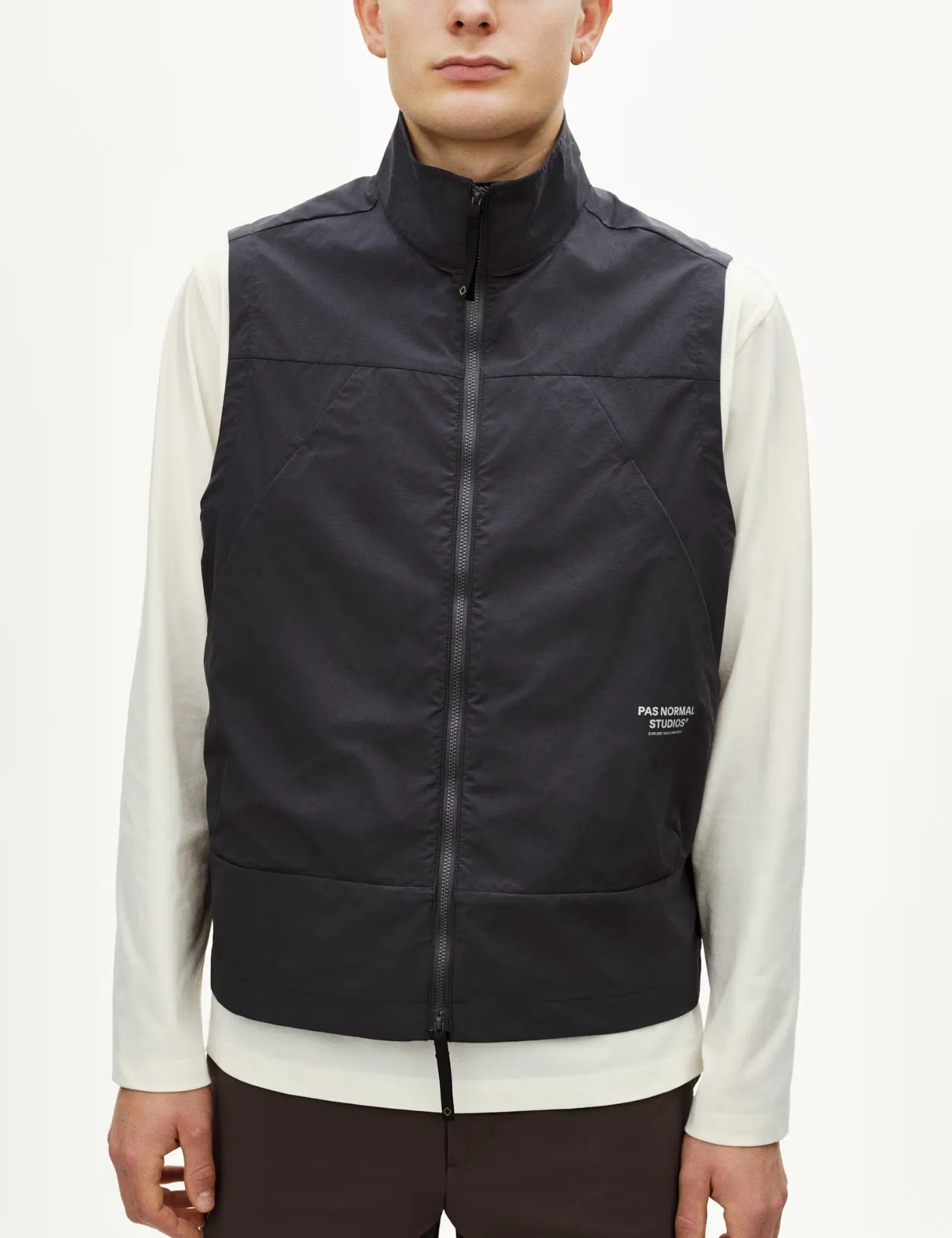 Pas Normal Studios Off-Race Utility Vest - Steel Grey sold by Article London product image thumbnail 3
