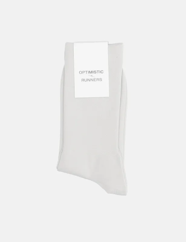 Optimistic Runners High Socks - Cool Grey made by Article London