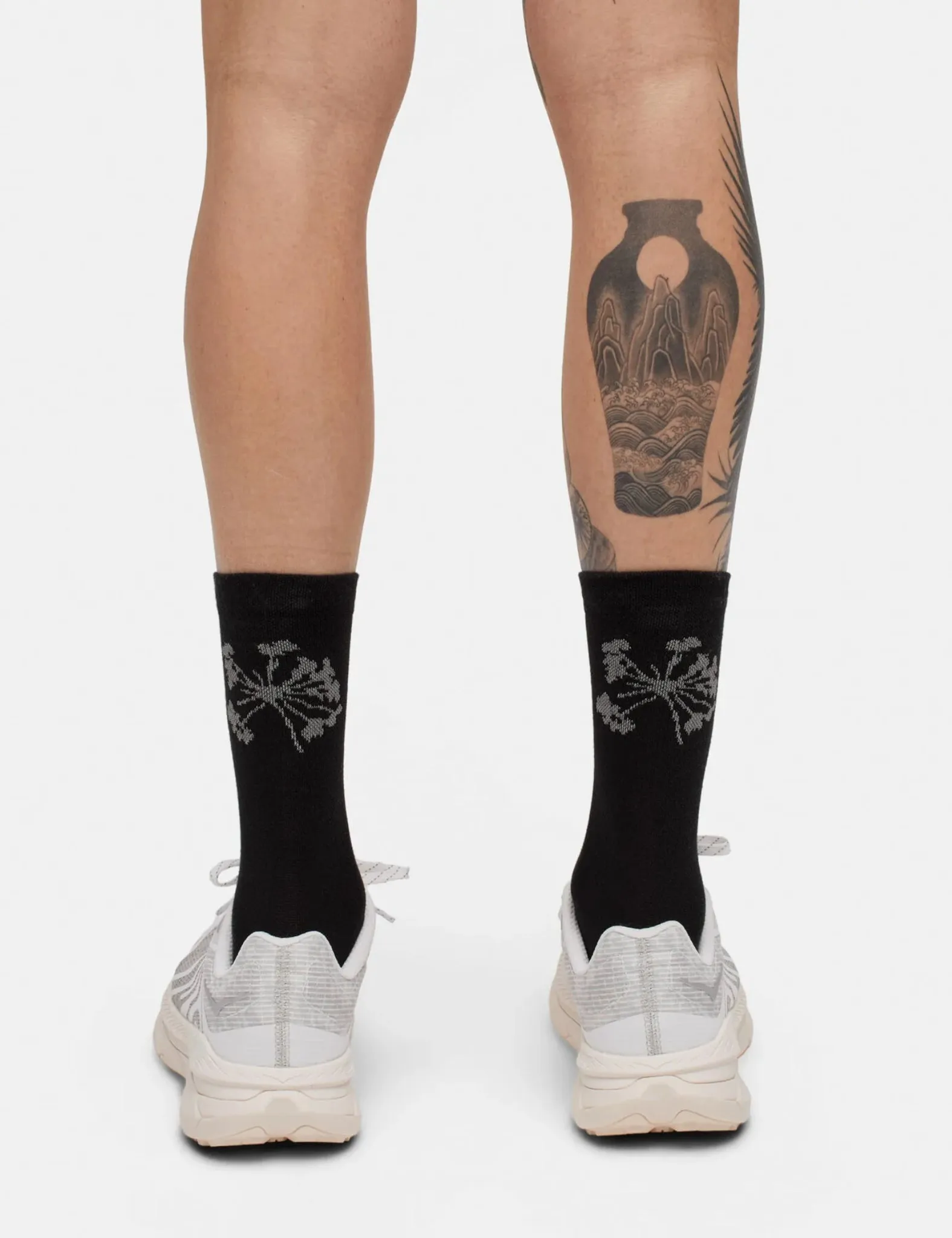 Portal Pattern Active Socks - Black Beauty sold by Article London product image thumbnail 2
