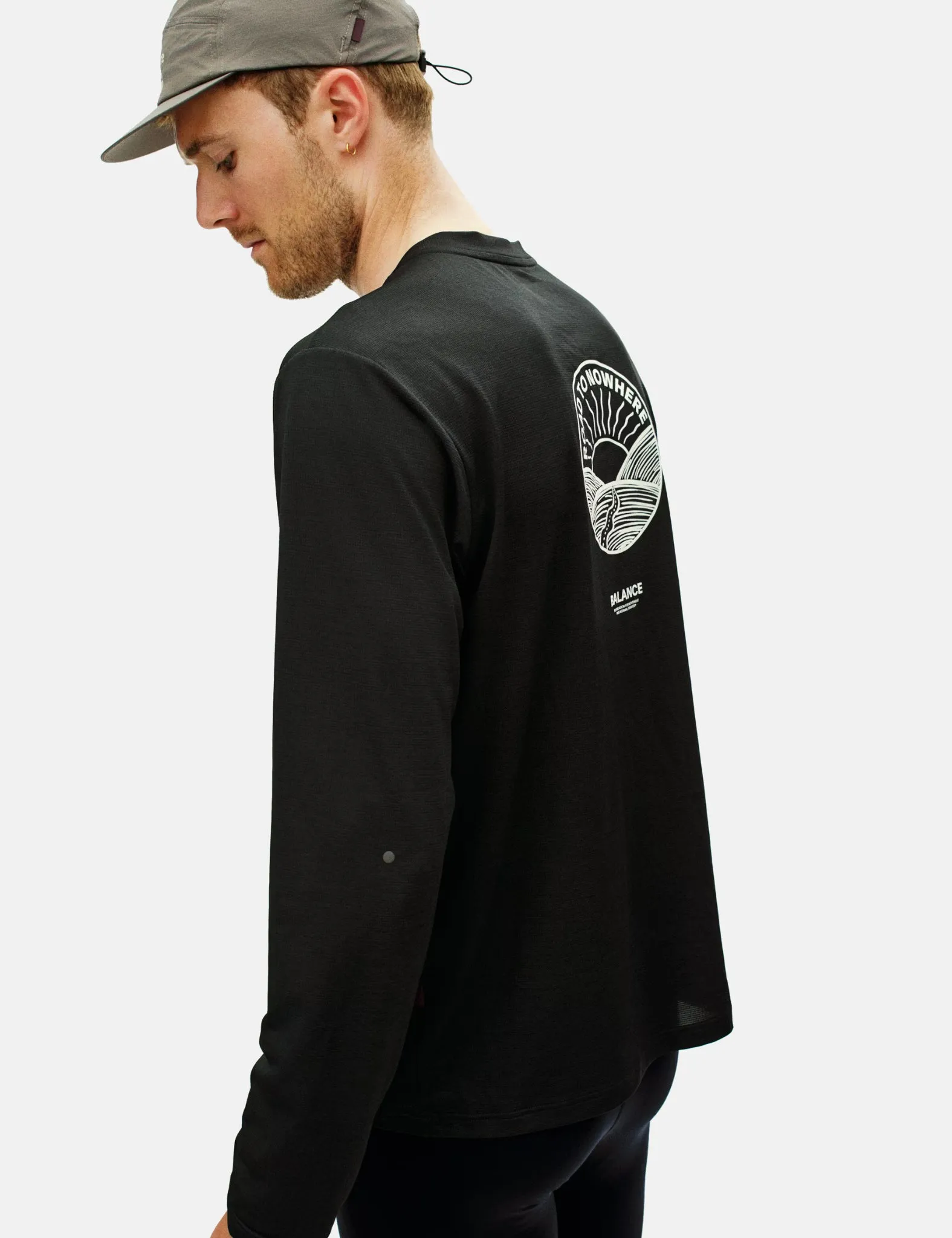 Pas Normal Studios Balance Long Sleeve T-Shirt - Black sold by Article London product image thumbnail 3