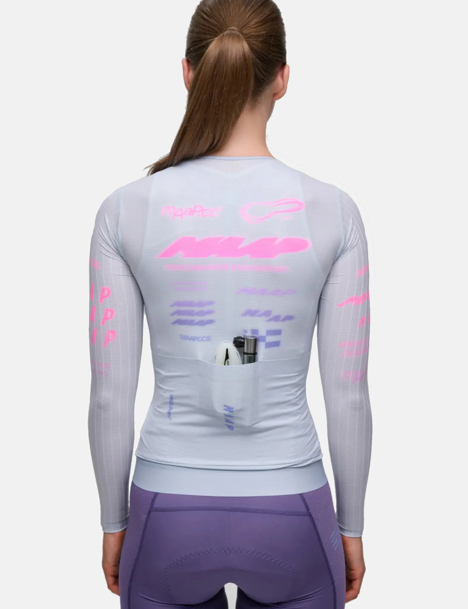 MAAP Womens Beta Pro Aero LS Jersey - Xenon Purple sold by Article London product image thumbnail 2