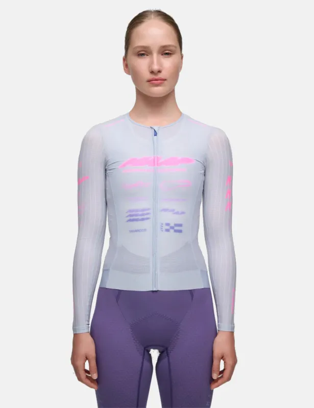 MAAP Womens Beta Pro Aero LS Jersey - Xenon Purple made by MAAP