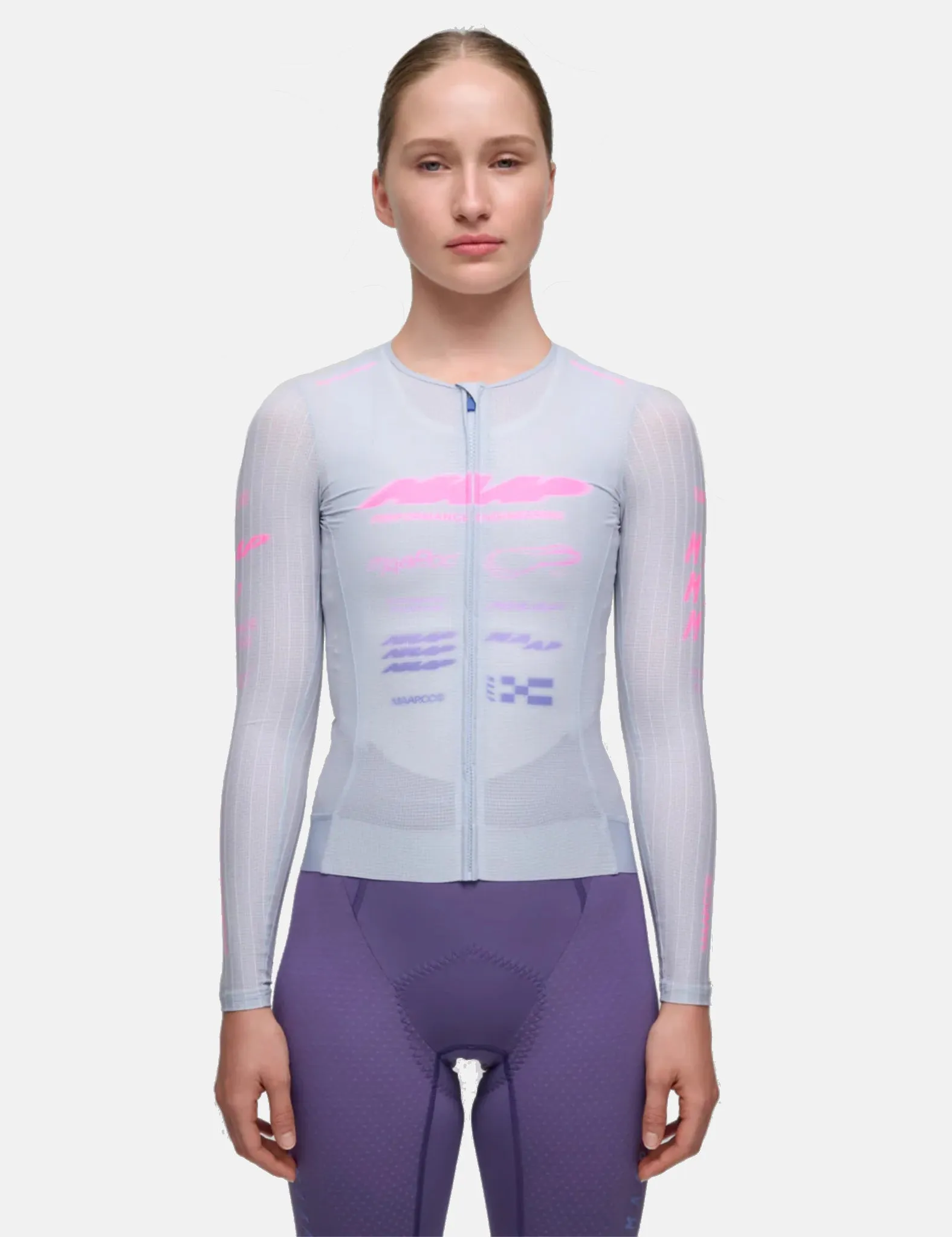 MAAP Womens Beta Pro Aero LS Jersey - Xenon Purple sold by Article London