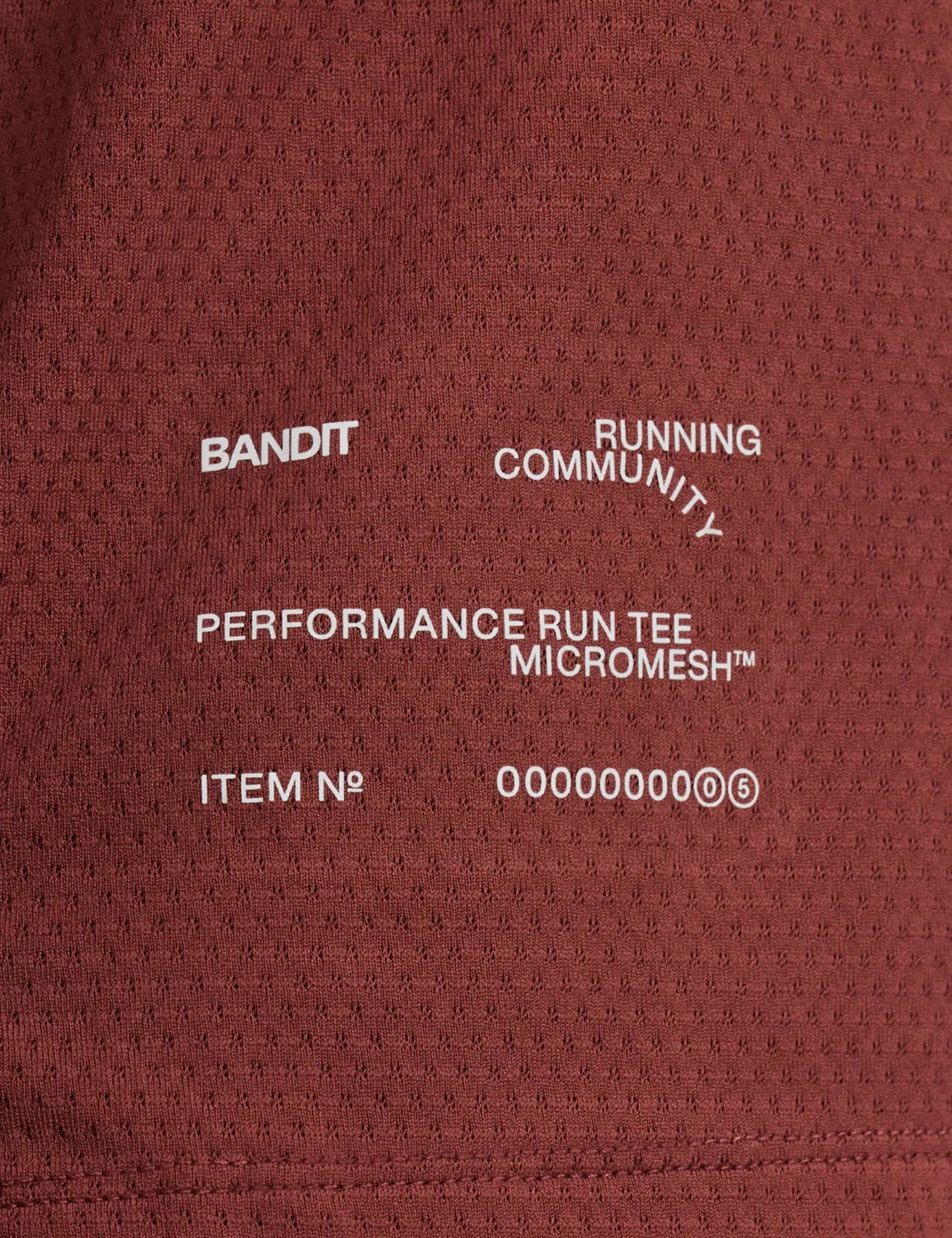 Bandit Men's Micromesh Run T-Shirt - Mahogany Brown sold by Article London product image thumbnail 5