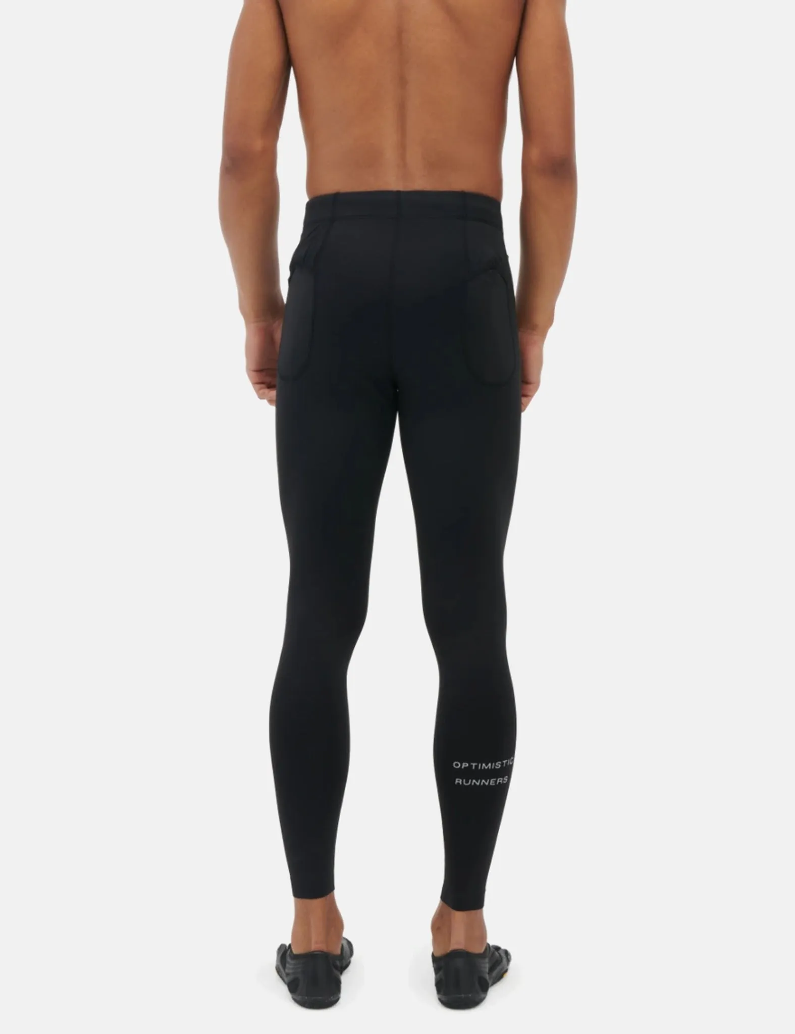 Optimistic Runners Tights - Black sold by Article London product image thumbnail 3