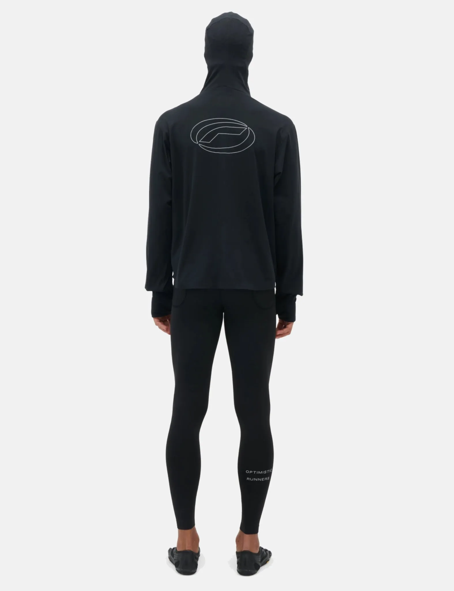 Optimistic Runners Tights - Black sold by Article London product image thumbnail 2