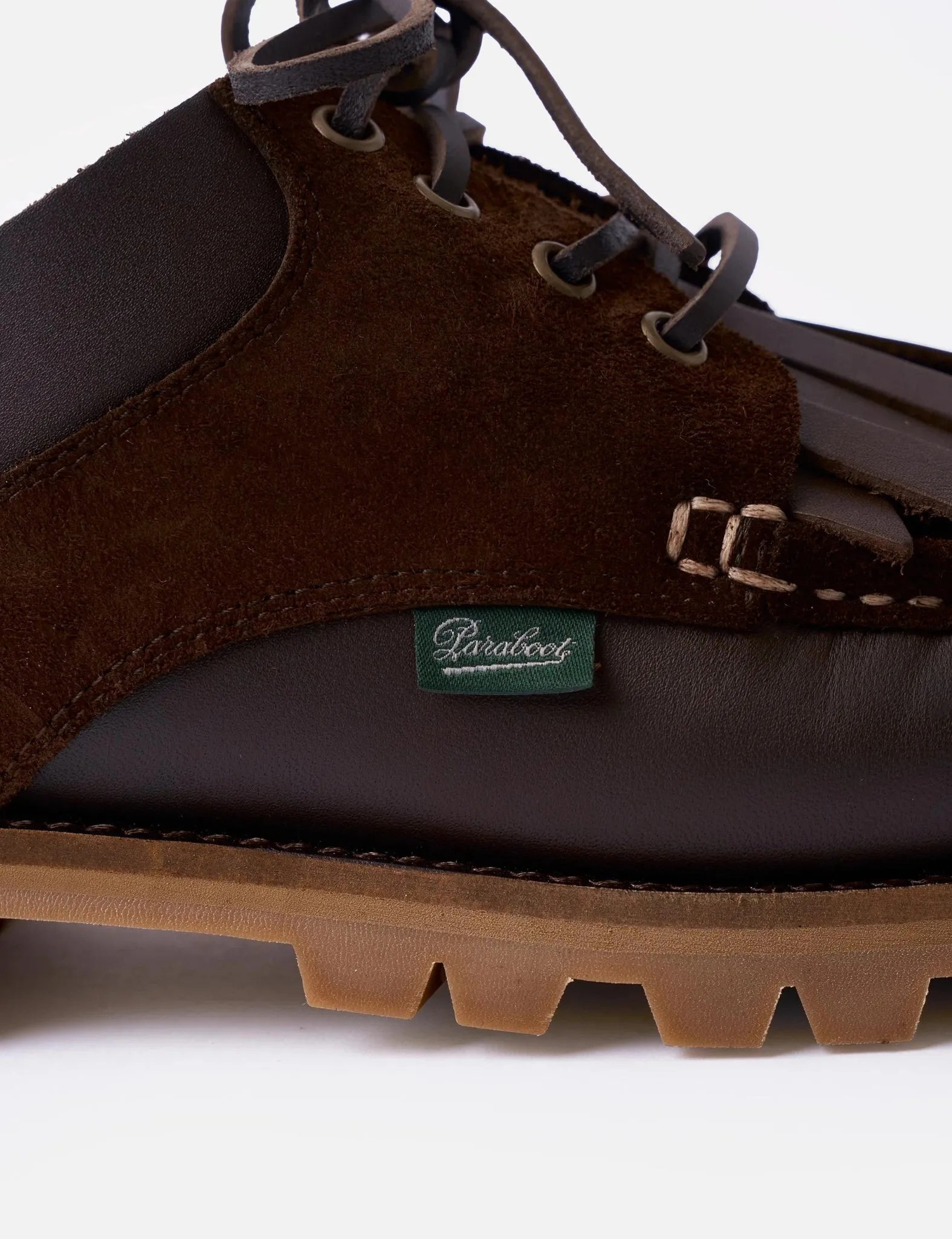 Paraboot x Universal Works Thiers Shoes - Lisse Cafe Brown sold by Article London product image thumbnail 3