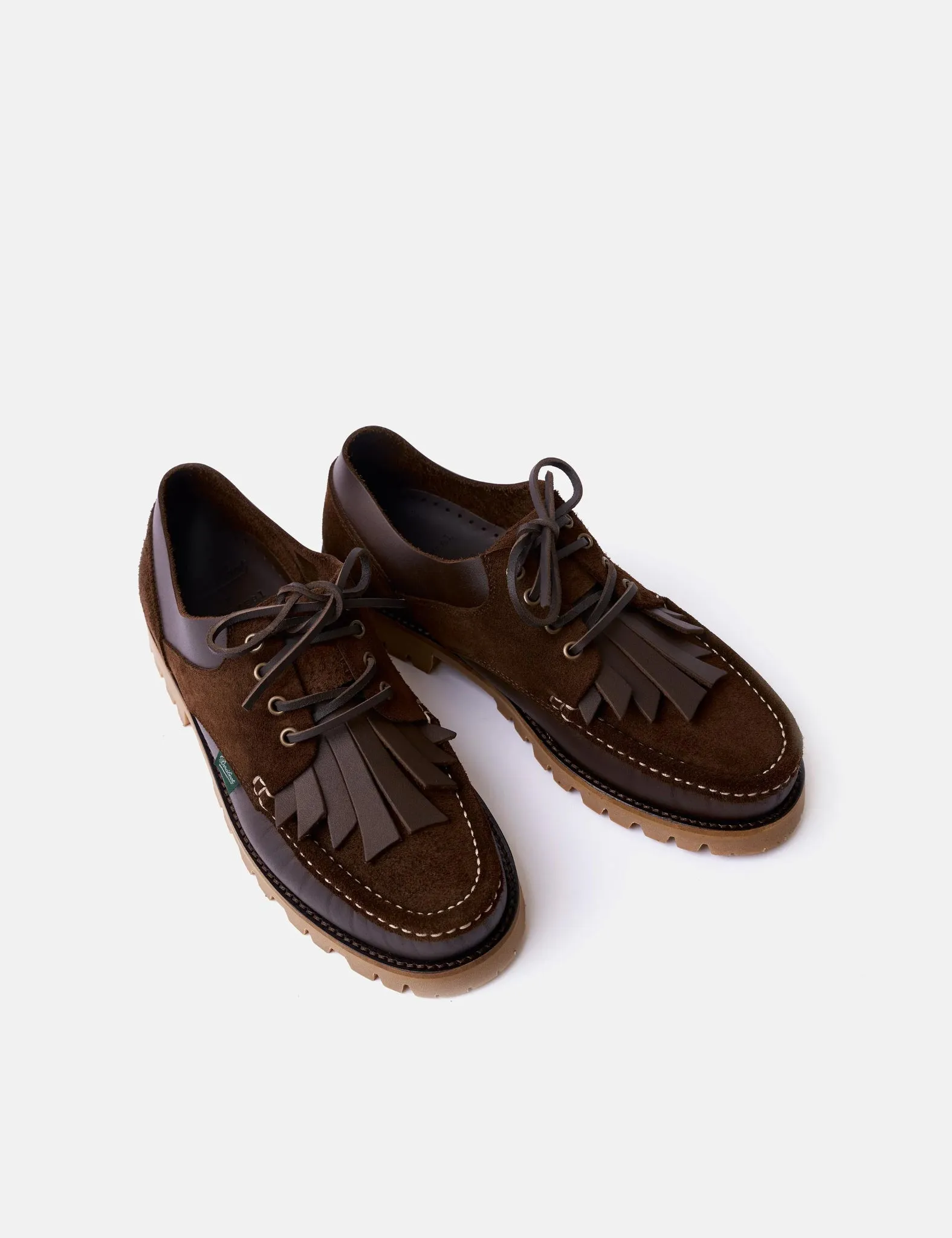 Paraboot x Universal Works Thiers Shoes - Lisse Cafe Brown sold by Article London product image thumbnail 2