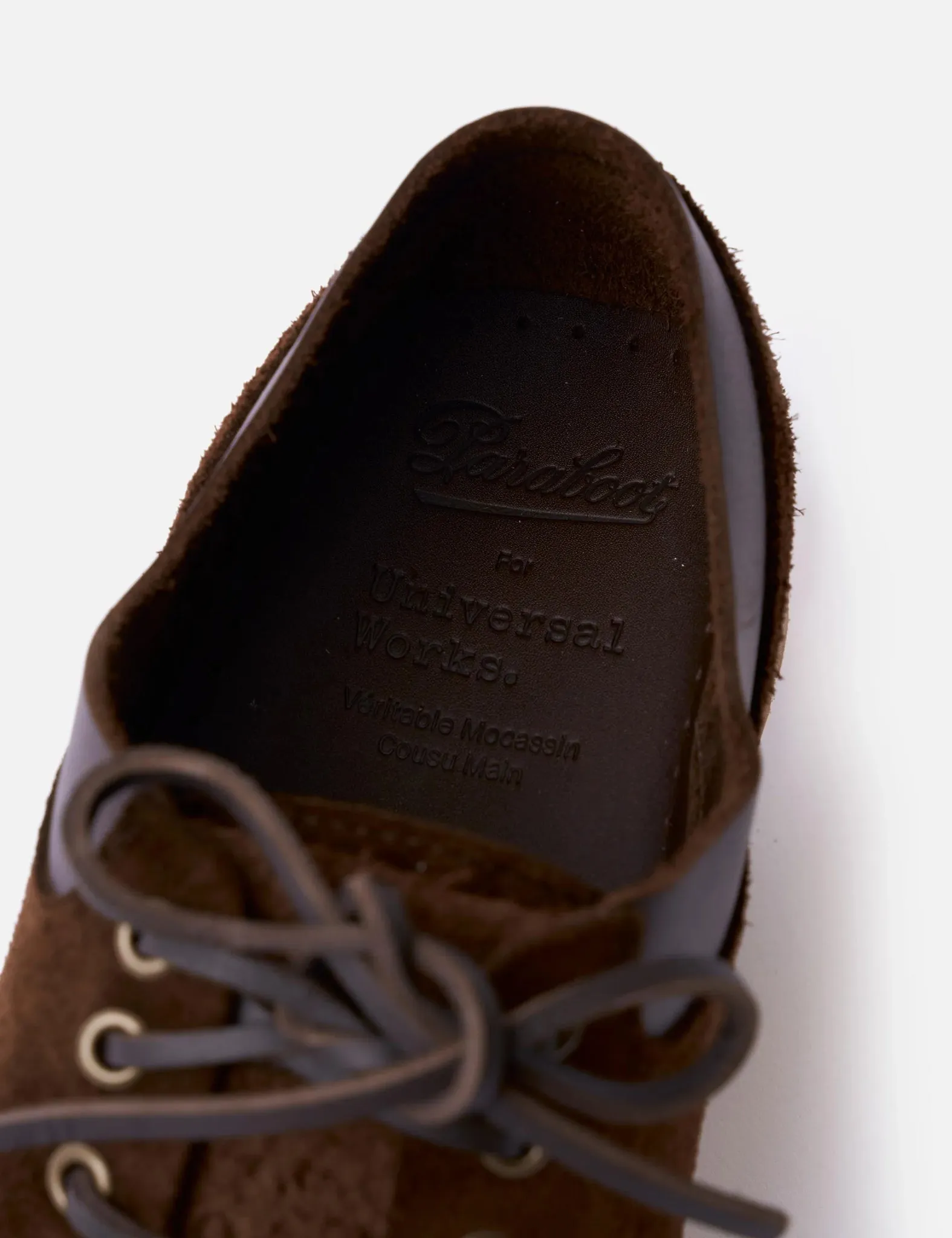 Paraboot x Universal Works Thiers Shoes - Lisse Cafe Brown sold by Article London product image thumbnail 4