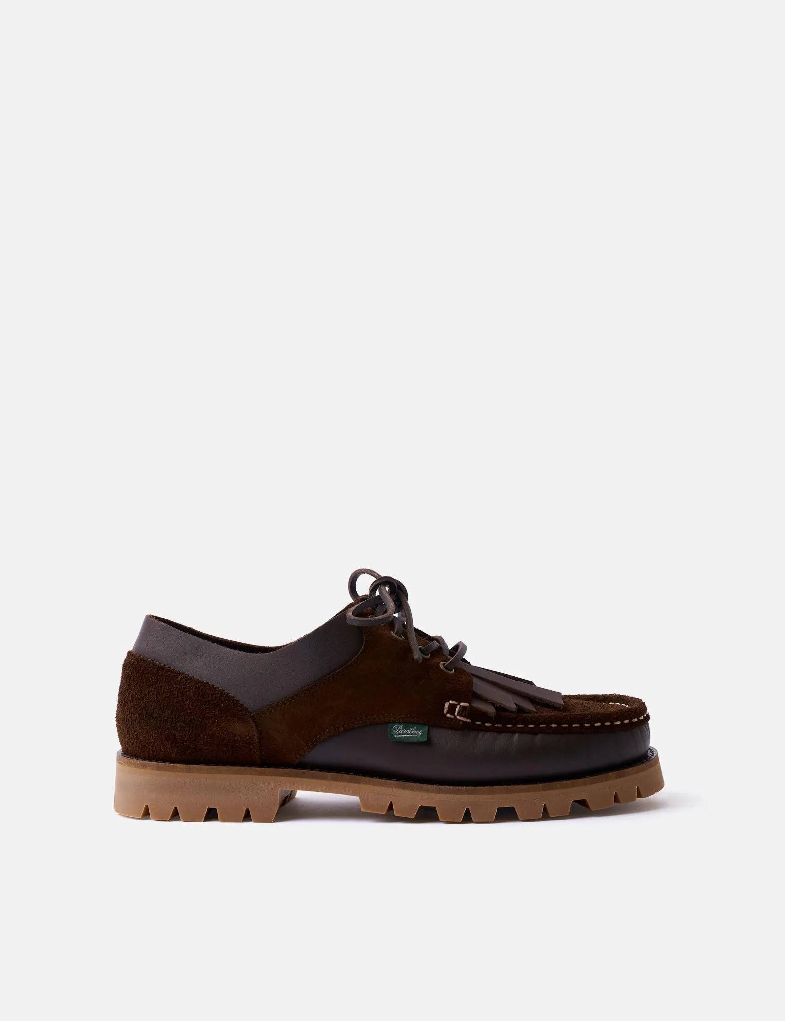 Paraboot x Universal Works Thiers Shoes - Lisse Cafe Brown sold by Article London