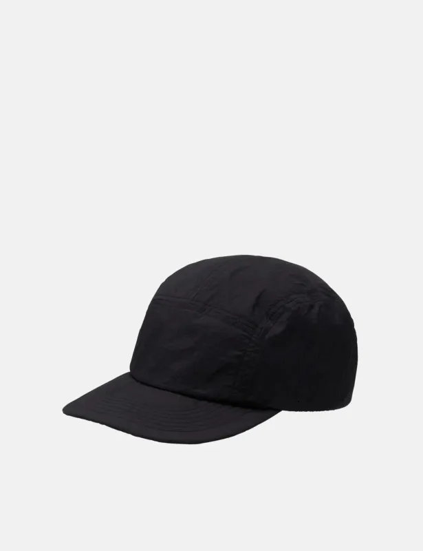 Goldwin Sheer Nylon Cap - Black made by Goldwin
