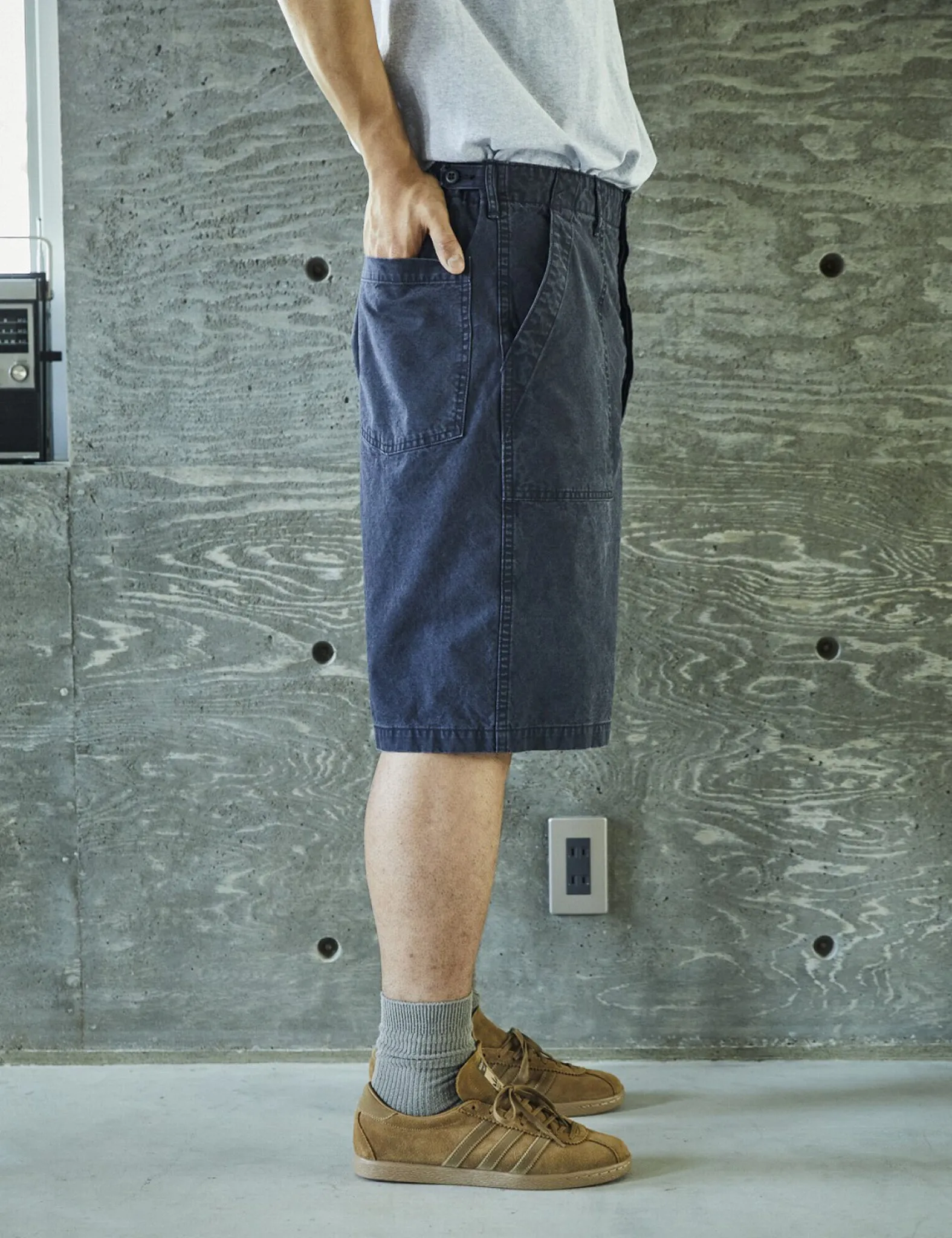 orSlow Fatigue Shorts SS26 - Black sold by Article London product image thumbnail 2