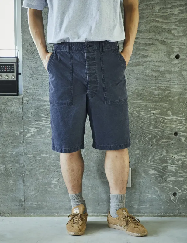 orSlow Fatigue Shorts SS26 - Black made by orSlow