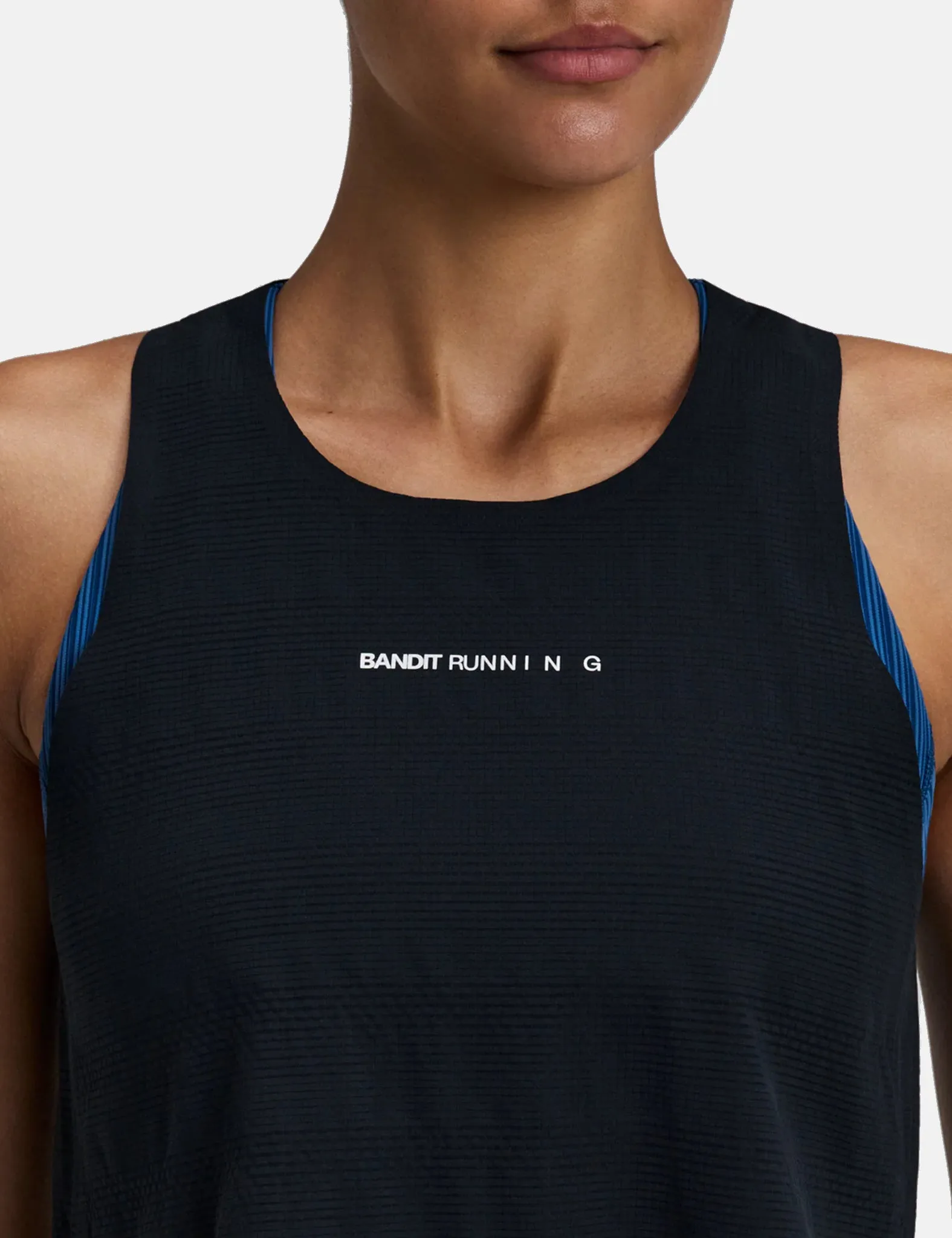 Bandit Women's CoolGrid Race Singlet - Black sold by Article London product image thumbnail 4