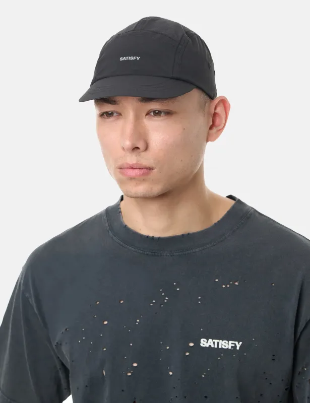 Satisfy PeaceShell Cordura Trail Cap - Black made by Satisfy Running