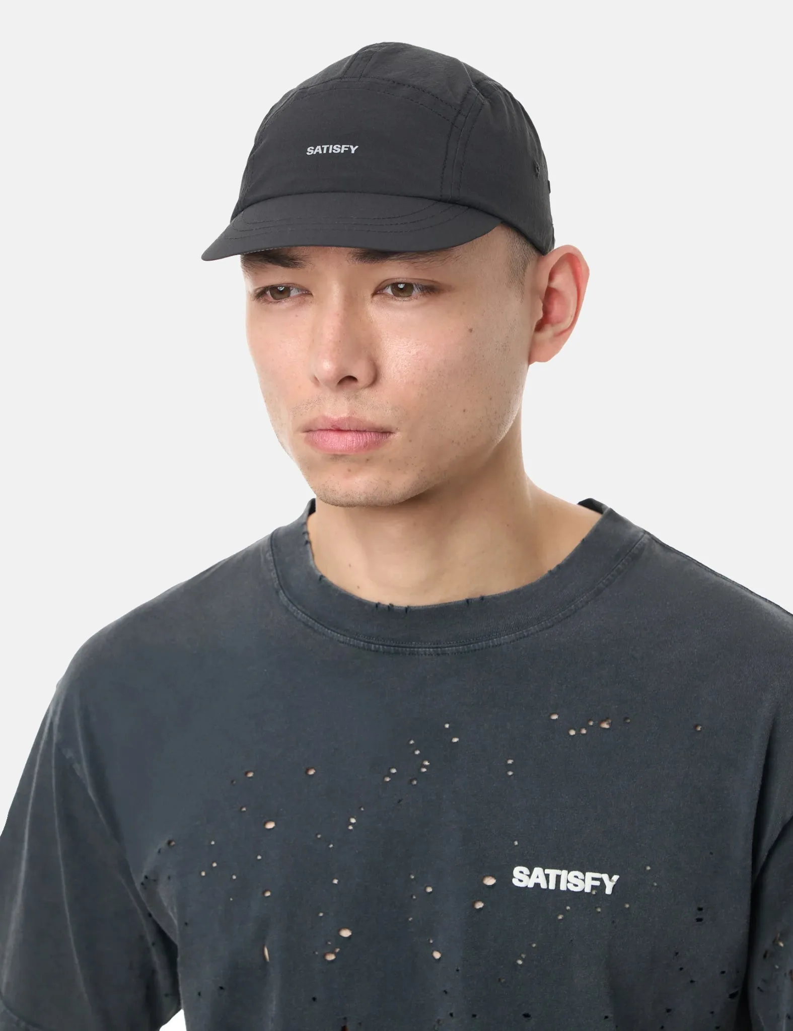 Satisfy PeaceShell Cordura Trail Cap - Black sold by Article London